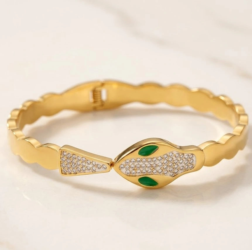 Divine Aura Gold Plated Bracelet Stack - Set of 3