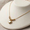 Anti-Tarnish Gold Plated Heart Pendant Necklace for Women