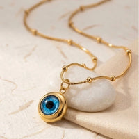 Evil Eye Pendant Necklace | Anti-Tarnish Fashion Jewelry for Women