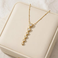 Heart Drop Anti-Tarnish Gold Plated Necklace