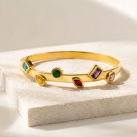 The Ultimate Multicolour Gemstone & Rope Bracelet Stack