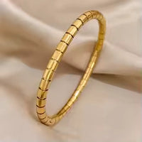 Minimalist Segmented Bracelet - Anti Tarnish Gold Plated