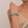 Turquoise Chunky Bead Statement Bracelet | High Quality Boho Jewelry