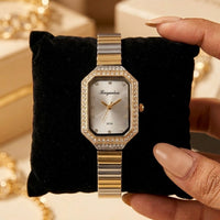 The 'Old Money' Two-Tone Watch - Anti-Tarnish Gold Plated | Moncheri Jewels