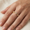 Vintage Bezel Crystal Stacking Ring | High Quality Fashion Jewelry