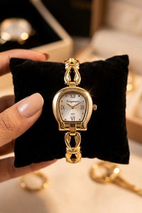 The 'It Girl' Vintage Cushion Anti-Tarnish Gold Plated Watch