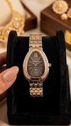 Vintage Aesthetic Dual-Tone Anti-Tarnish Gold Plated Watch for Women