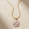 Floral Pearl Pendant Necklace | Anti-Tarnish Everyday Wear