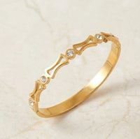 Aesthetic Trio: 3-Piece Anti-Tarnish Gold-Plated Bracelet Stack