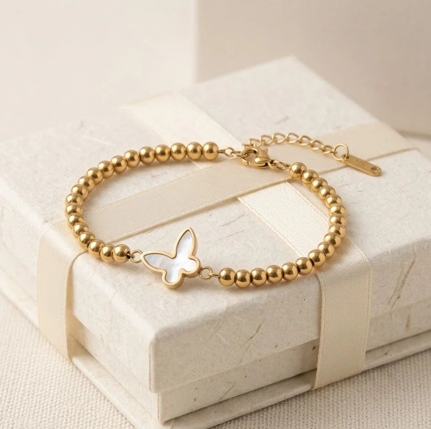 Clover Charm Double Layer Anti-Tarnish Bracelet for Women - Daily Wear Fashion Jewelry