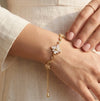 Floral Vine Crystal Bracelet | Anti-Tarnish Gold-Plated