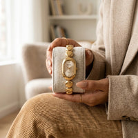 Vintage Oval Dial Gold Plated Watch | Anti-Tarnish