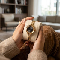Midnight Aura Anti-Tarnish Gold Plated Watch for Women